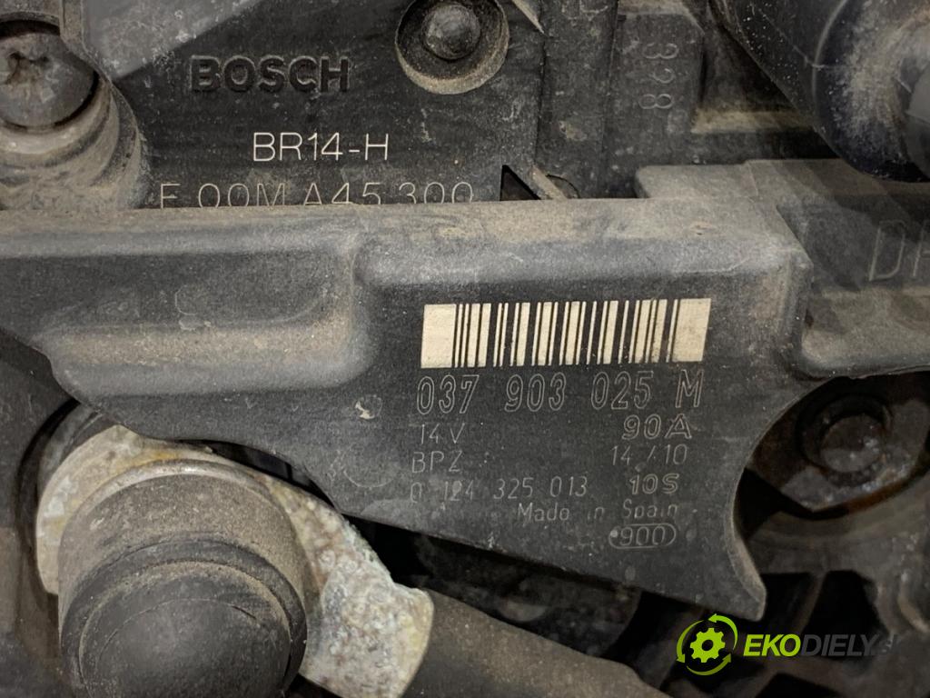 SEAT IBIZA IV liftback 2010 63 kW 1.4 1390 Alternátor 037903025M (Alternátor)