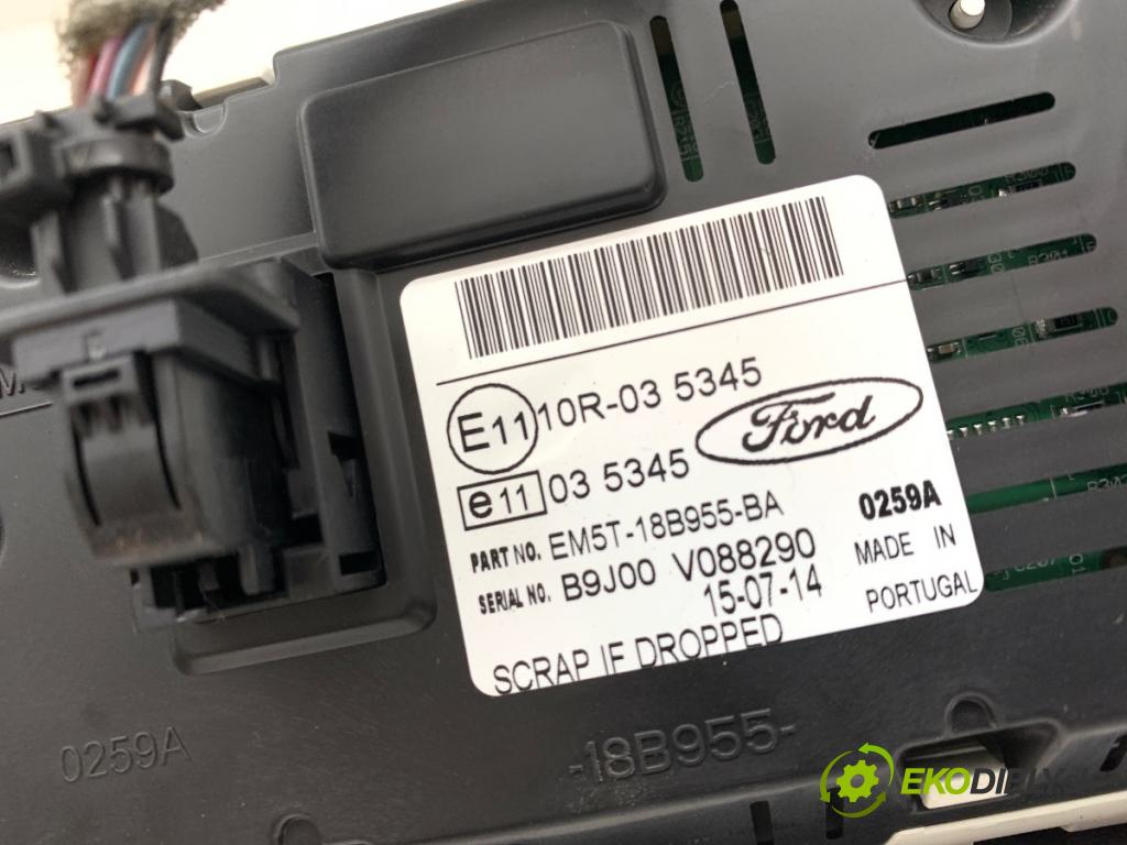 FORD FOCUS III Kombi 2014 103 kW 2.0 TDCi 1997 Displej EM5T-18B955-BA (Přístrojová deska)