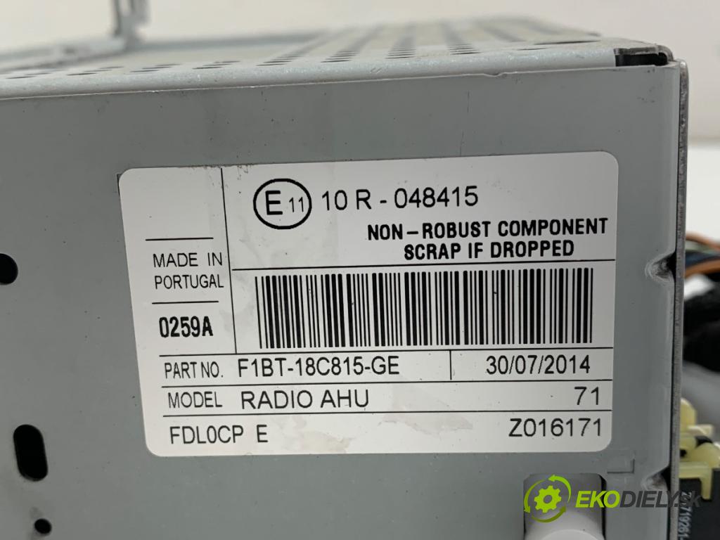FORD FOCUS III Kombi 2014 103 kW 2.0 TDCi 1997 RADIO F1BT-18C815-GE (Audio zariadenie)