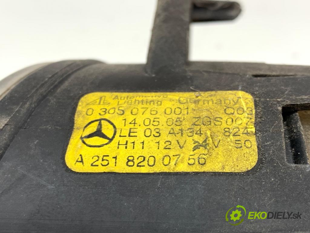 MERCEDES-BENZ W245 liftback 2005 100 kW B 200 (245.233) 2034 Hmlové svetlo, hmlovka ľavy predný A2518200756