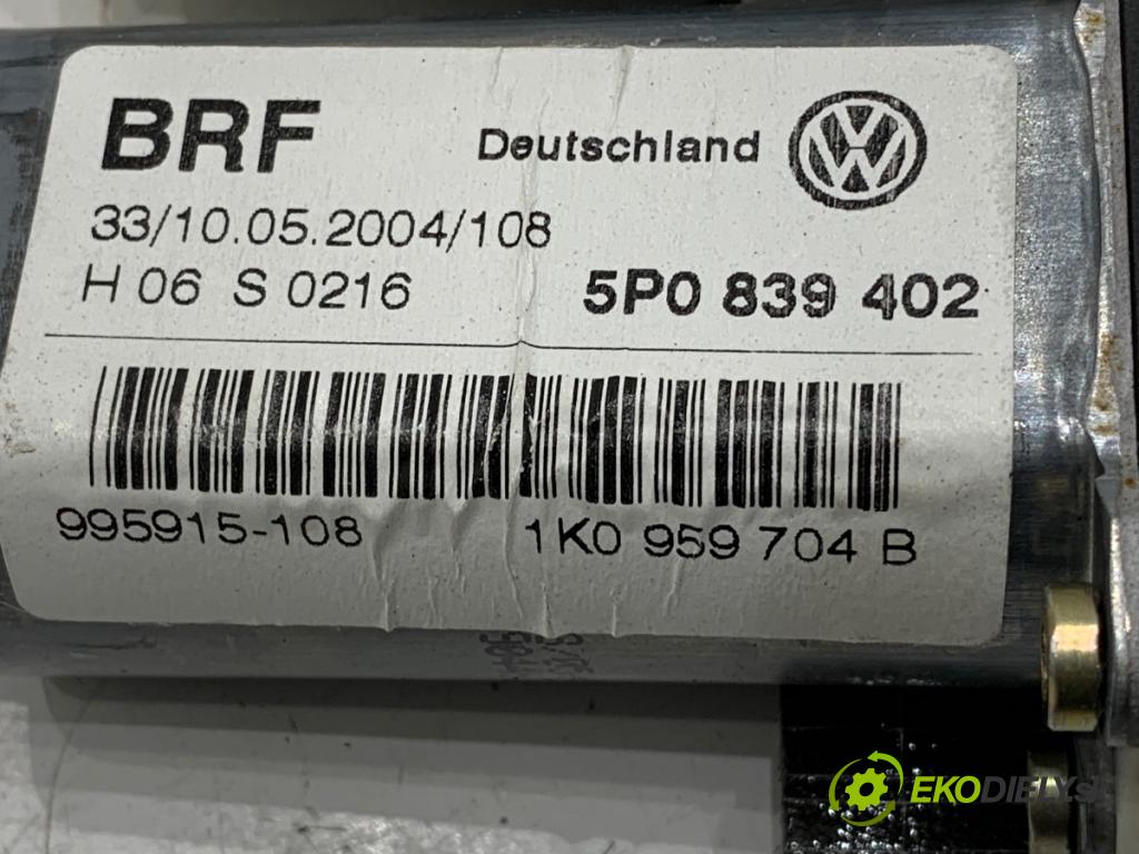 SEAT ALTEA nadwozie wielkoprzestrzenne (MPV) 2004 110 kW 2.0 FSI 1984 Mechanizmus okna pravy zad 5P0839402