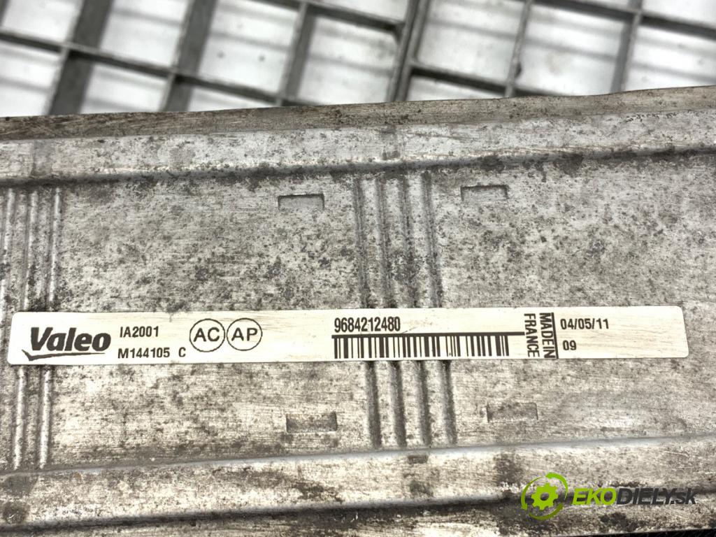 CITROEN C4 II liftback 2011 82 kW 1.6 HDi 110 1560 intercooler 9684212480 (Intercooler (chladič nasávaného vzduchu))