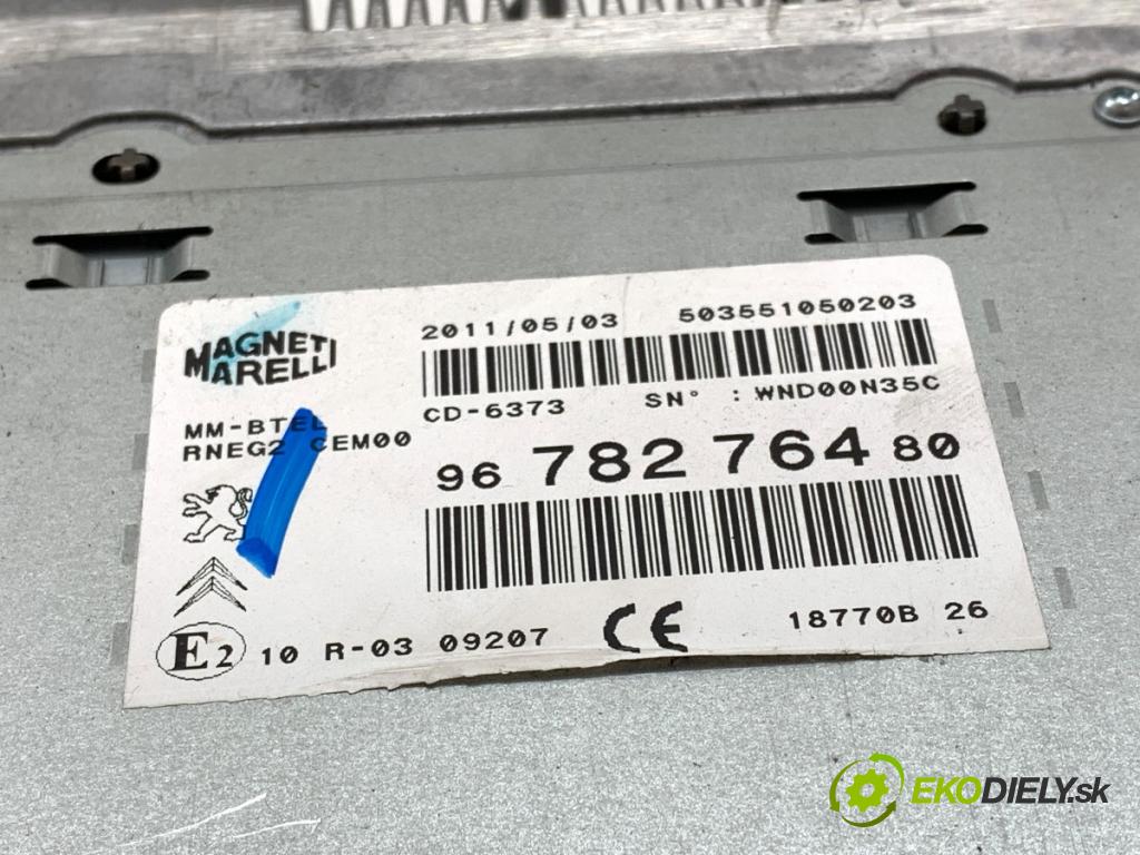 CITROEN C4 II liftback 2011 82 kW 1.6 HDi 110 1560 RADIO Navigácia 9678276480 (Audio zariadenie)
