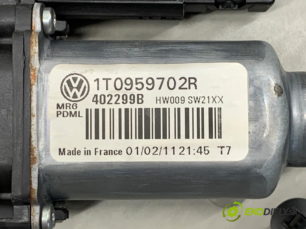 SKODA OCTAVIA II liftback 2011 90 kW 1.4 TSI 1390 Mechanizmus okna pravy predný 1T0959702R