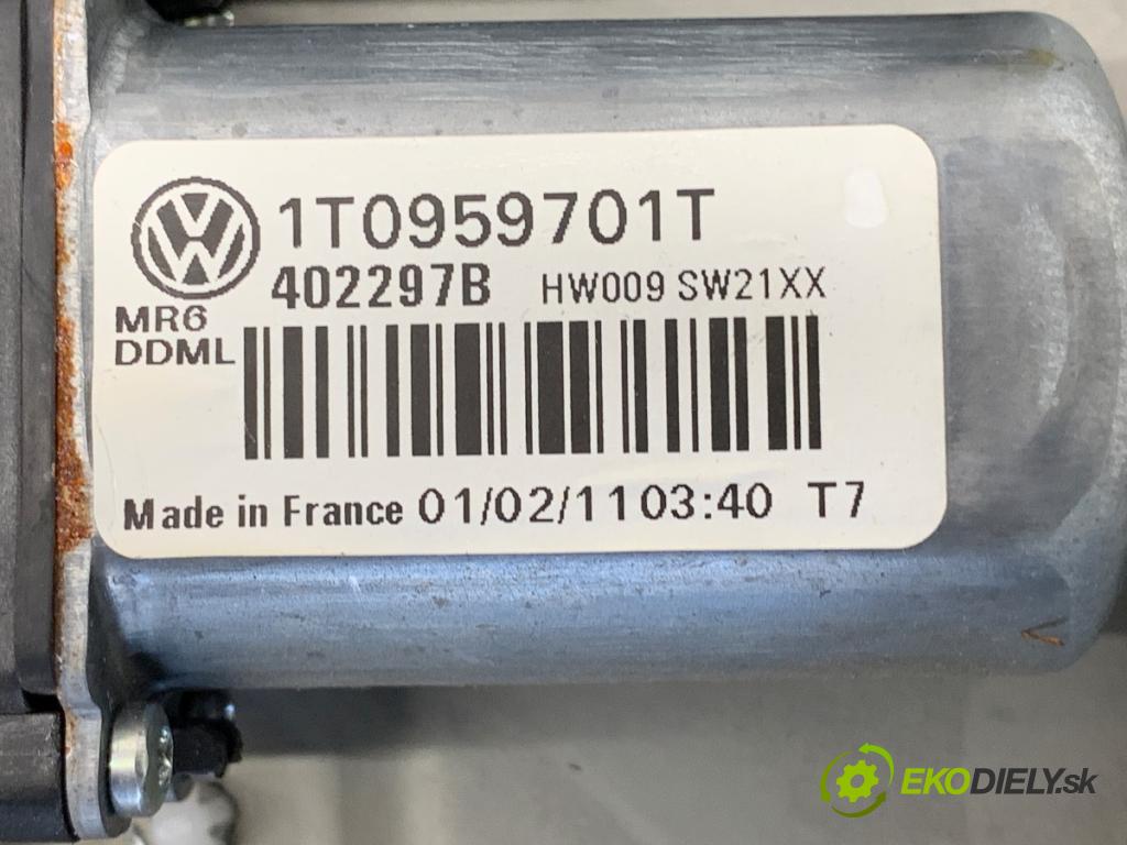 SKODA OCTAVIA II liftback 2011 90 kW 1.4 TSI 1390 Mechanizmus okna ľavy predný 1T0959701T