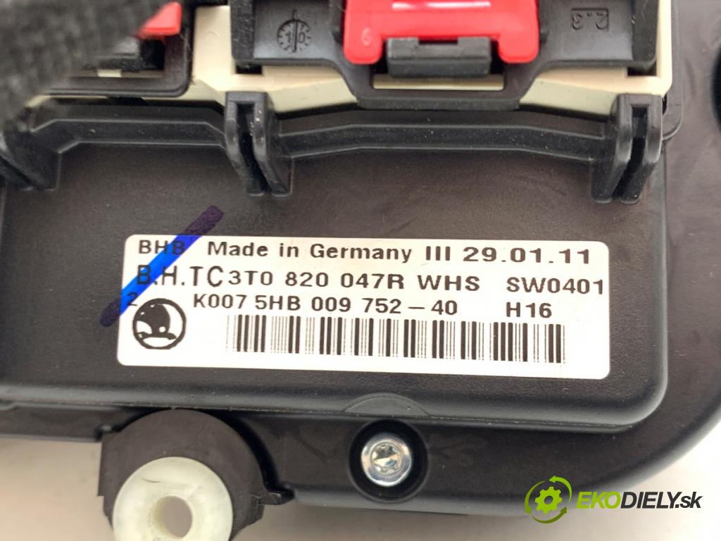 SKODA OCTAVIA II liftback 2011 90 kW 1.4 TSI 1390 Panel ovládaní topení 3T0820047R (Páčky pod volantem)