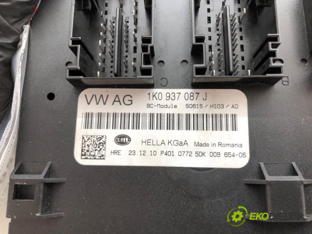 SKODA OCTAVIA II liftback 2011 90 kW 1.4 TSI 1390 Modul komfortu 1K0937087J (Modul komfortu)
