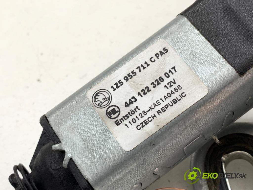 SKODA OCTAVIA II liftback 2011 90 kW 1.4 TSI 1390 Motor stieračov zad 1Z5955711C