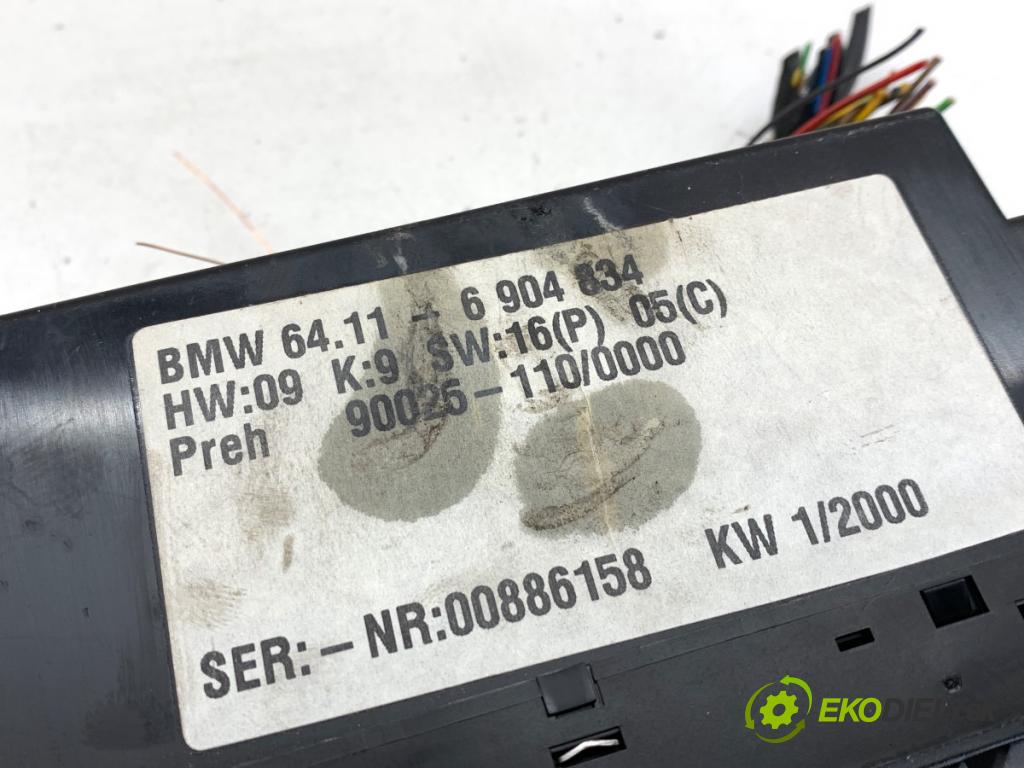 BMW E39 Kombi 2000 135 kW 530 d 2926 Panel ovládaní topení 6904834 (Páčky pod volantem)