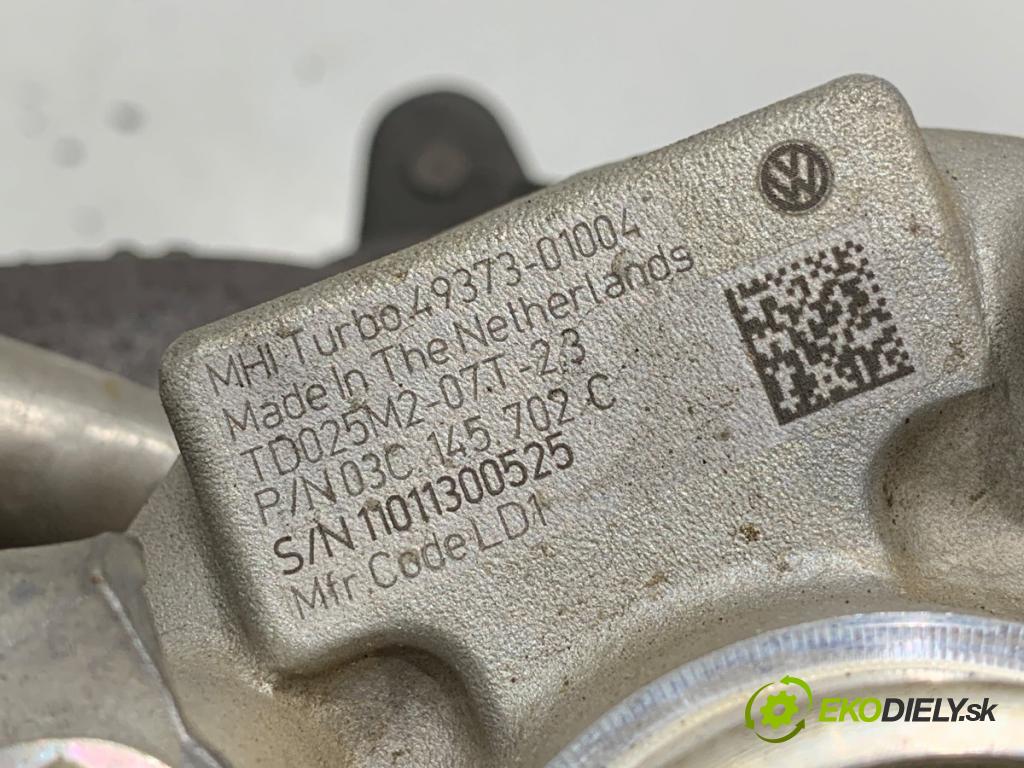 SKODA OCTAVIA II liftback 2011 90 kW 1.4 TSI 1390 Turbodúchadlo,turbo 03C145702C (Turbodúchadlo (kompletné))