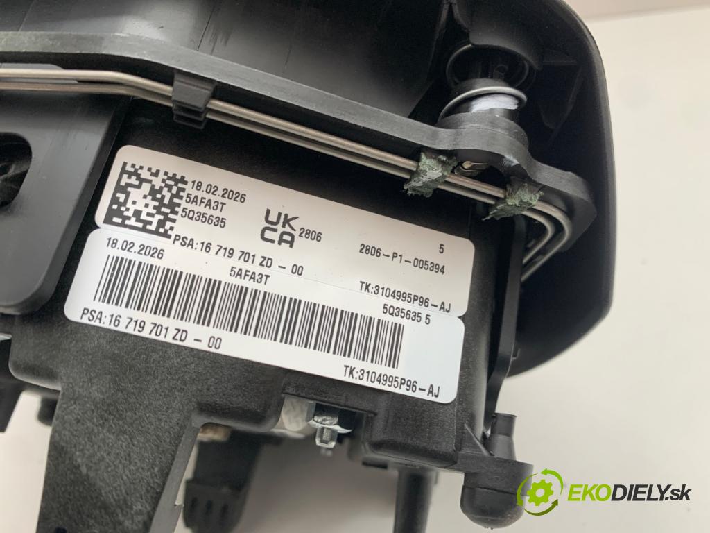 CITROEN C4 II liftback 2011 82 kW 1.6 HDi 110 1560 AirBag volantu 16719701ZD (Airbag)