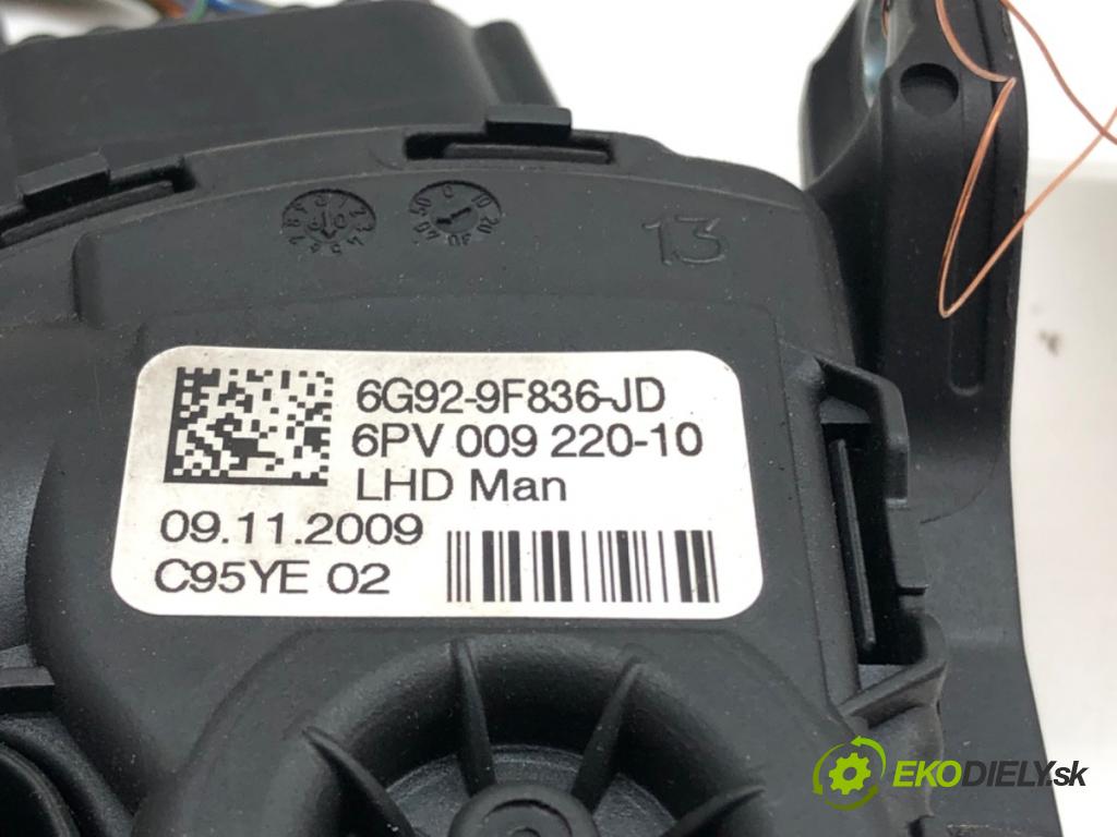 FORD S-MAX nadwozie wielkoprzestrzenne (MPV) 2009 103 kW 2.0 TDCi 1997 Potenciometer plynu 6G92-9F836-JD (Potenciometer plynového pedálu)