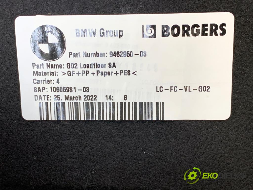 BMW G02 SUV 2022 375 kW M Competition 2993 KRYTINA: kufra 9462950