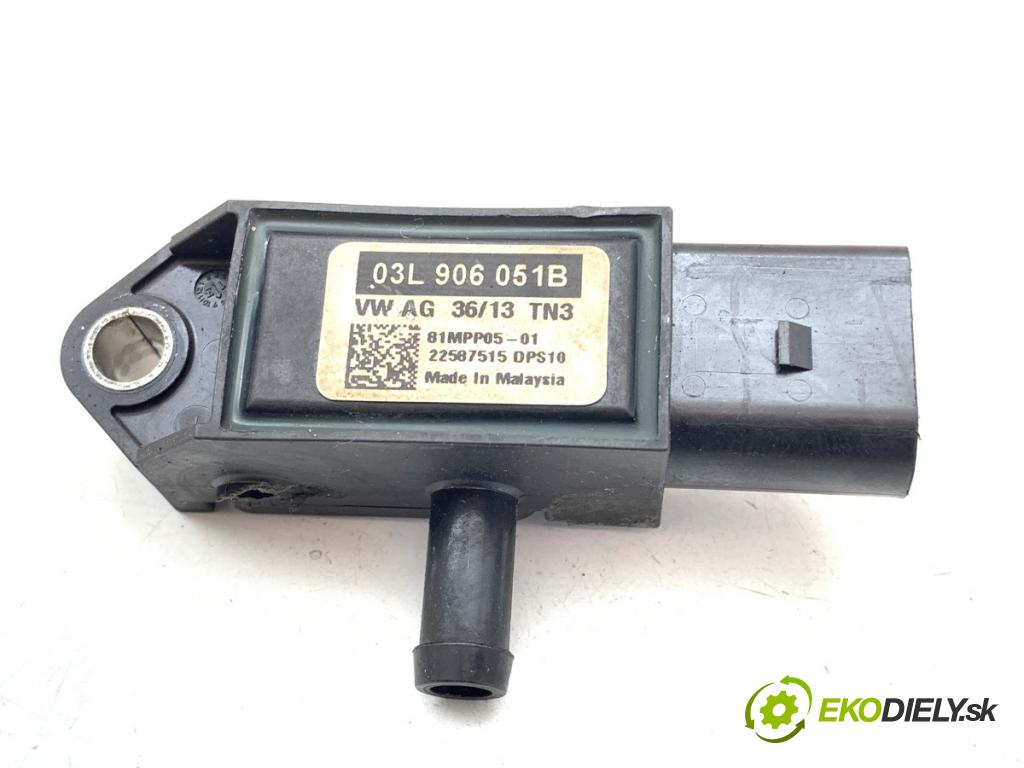 VW GOLF VII Kombi 2013 110 kW 2.0 TDI 1968 Snímač tlaku spalín DPF 03L906051B