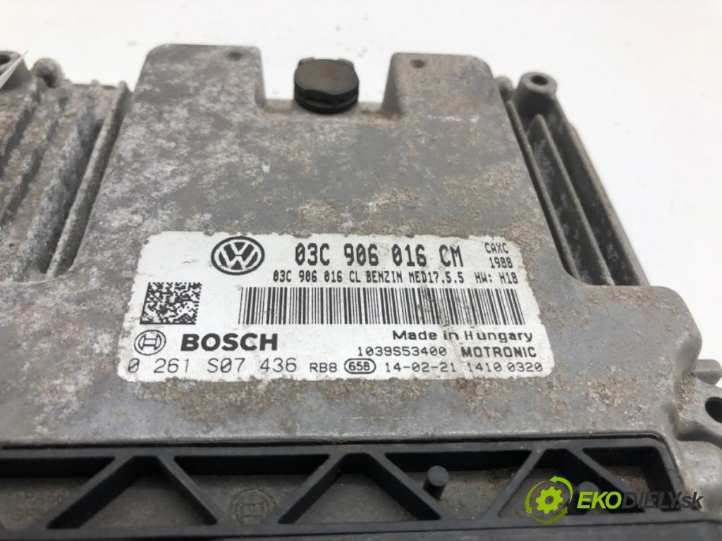 SKODA SUPERB II liftback 2014 92 kW 1.4 TSI 1390 riadiaca jednotka Motor 03C906016CM (Riadiaca jednotka)