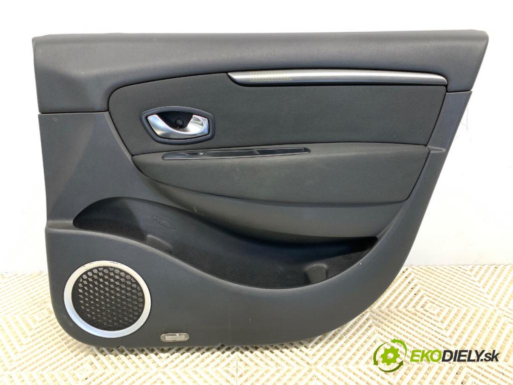 RENAULT SCENIC III nadwozie wielkoprzestrzenne (MPV) 2010 96 kW 1.9 dCi (JZ0J, JZ1J, JZ1K, JZ1S) 1870 čalúnenie Dvere pravy predný 