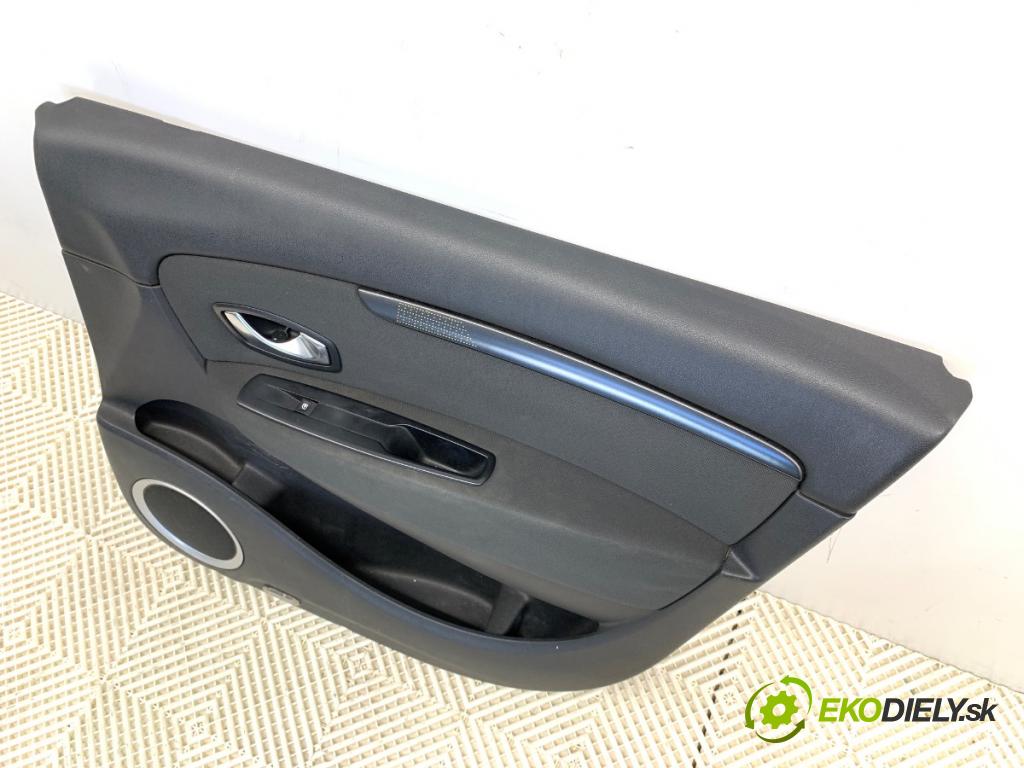 RENAULT SCENIC III nadwozie wielkoprzestrzenne (MPV) 2010 96 kW 1.9 dCi (JZ0J, JZ1J, JZ1K, JZ1S) 1870 čalúnenie Dvere pravy predný