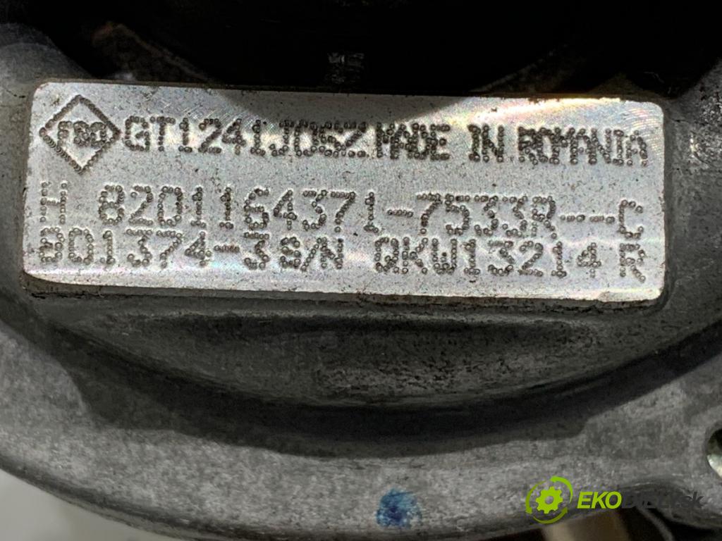 RENAULT CLIO IV liftback 2013 66 kW 1.5 dCi 90 1461 turbo 8201164371 (Kompletní turbodmychadlo)
