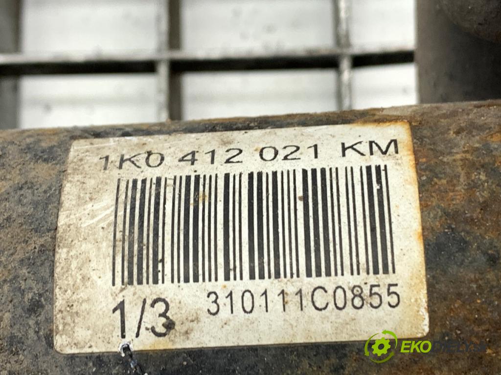 SKODA OCTAVIA II liftback 2011 90 kW 1.4 TSI 1390 tlumič pravý přední část