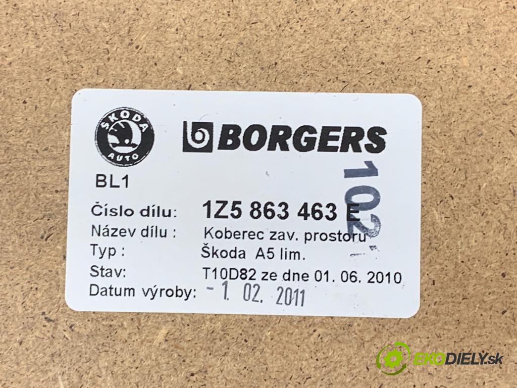 SKODA OCTAVIA II liftback 2011 90 kW 1.4 TSI 1390 KRYTINA: kufra 1Z5863463