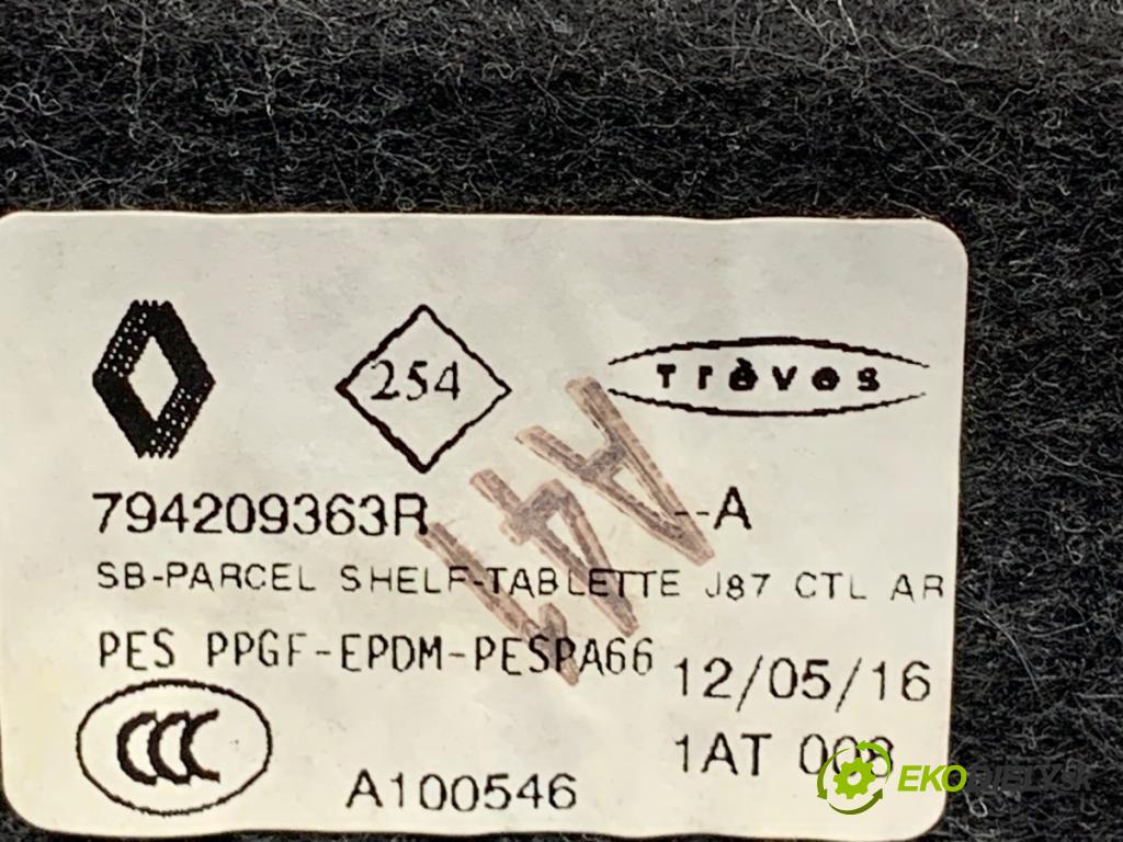 RENAULT CAPTUR I liftback 2016 87 kW 1.2 TCe 120 1197 pláto zadní část 794209363R