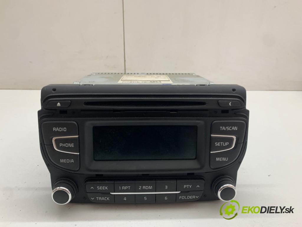KIA CEED nadwozie zamknięte / kombi 2015 94 kW 1.6 CRDi 1582 RADIO 96170A2100WK (Audio zariadenie)