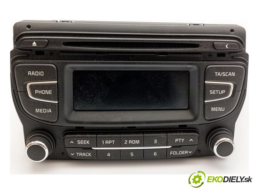 KIA CEED nadwozie zamknięte / kombi 2015 94 kW 1.6 CRDi 1582 RADIO 96170A2100WK (Audio zariadenie)