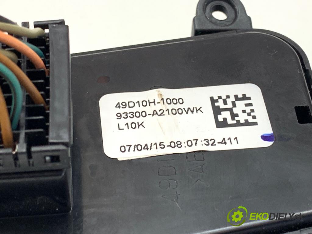 KIA CEED nadwozie zamknięte / kombi 2015 94 kW 1.6 CRDi 1582 přepínač nastavení světel 49D10H-1000 (Páčky pod volantem)