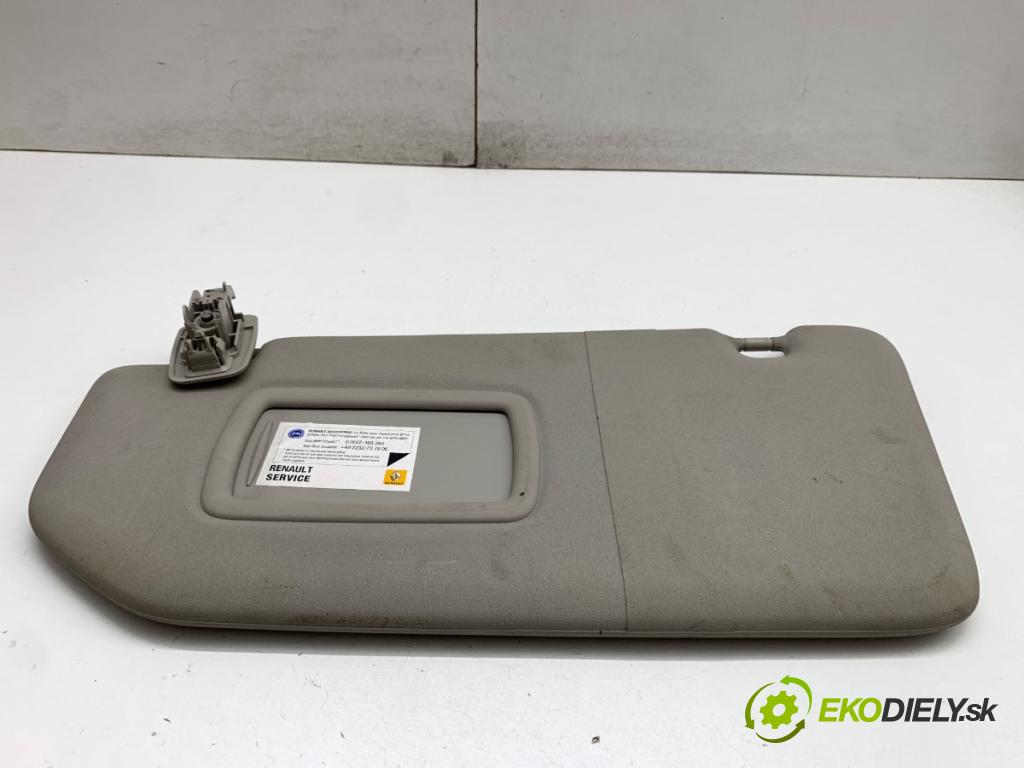 RENAULT SCENIC III nadwozie wielkoprzestrzenne (MPV) 2010 96 kW 1.9 dCi (JZ0J, JZ1J, JZ1K, JZ1S) 1870 clona sluneční levý 