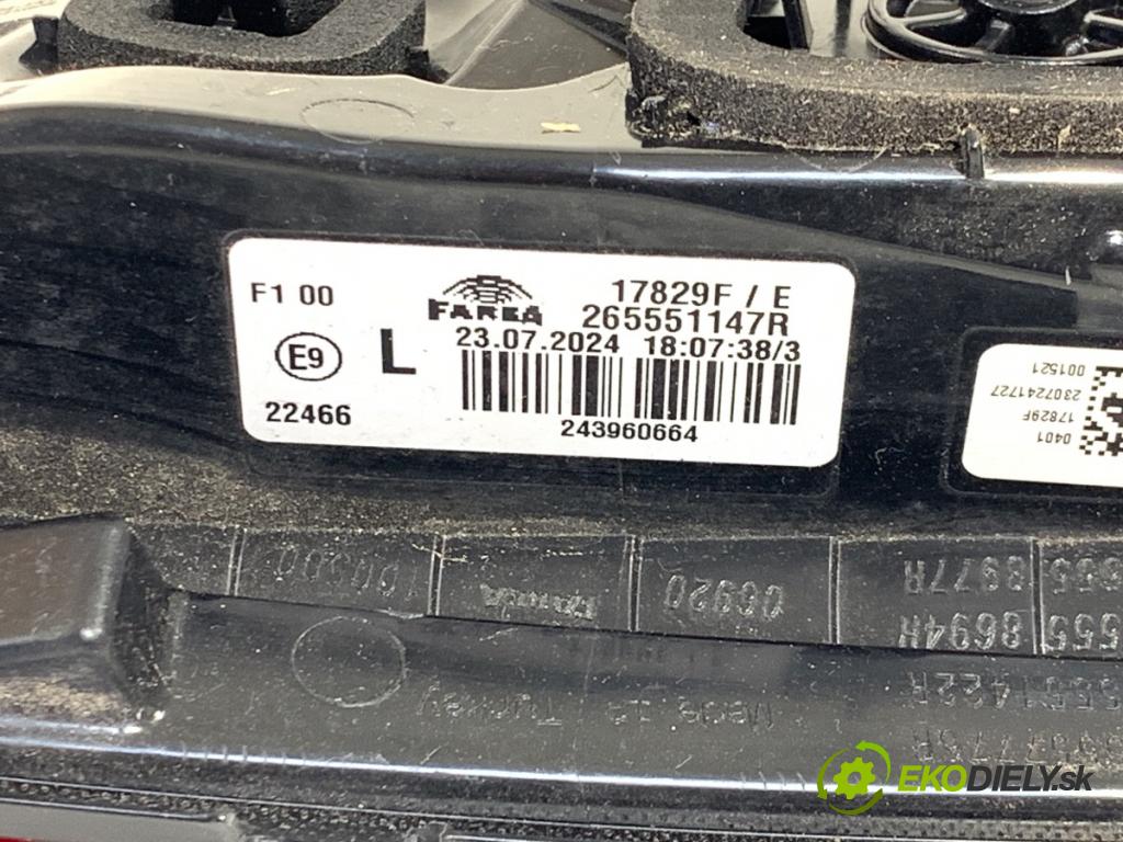 MITSUBISHI COLT VII liftback 2024 49 kW 1.0 MPi (VBXG0) 999 Svetlo ľavy zad vnútorná 265551147R