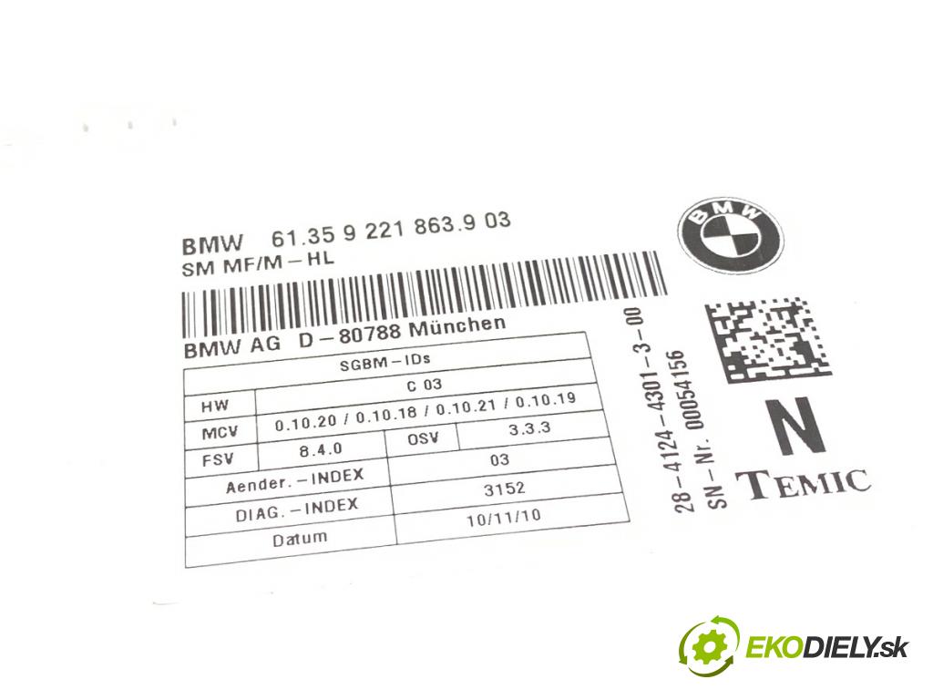 BMW E70 SUV 2011 225 kW xDrive 40 d 2993 Modul sedačky 9221863