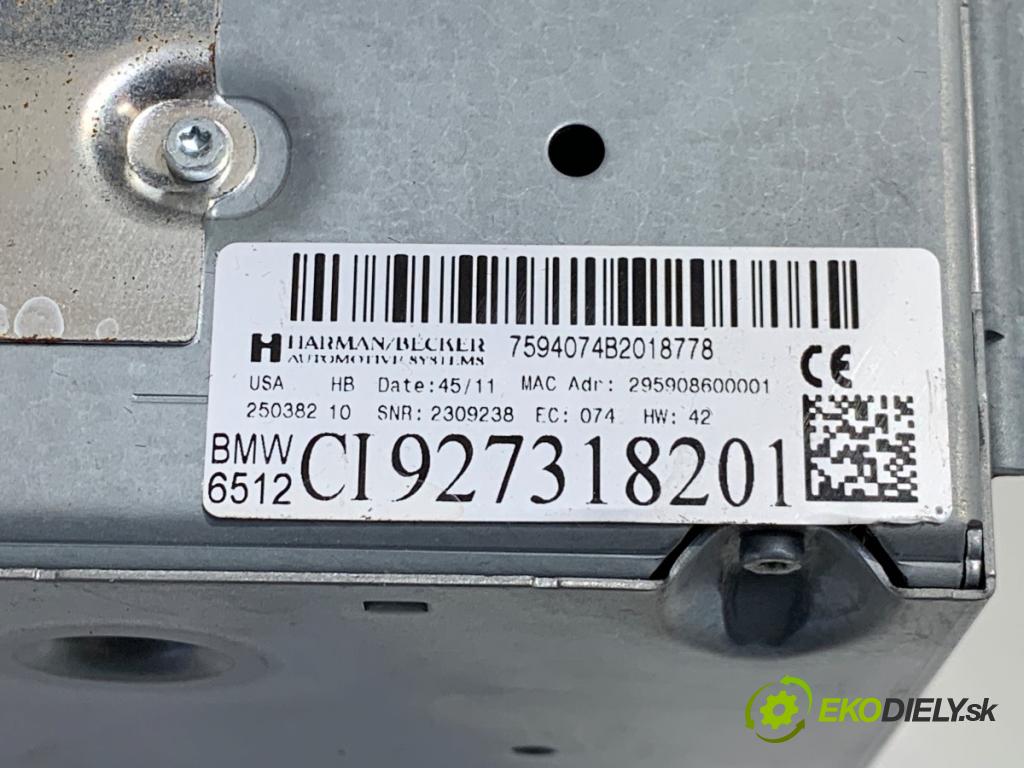 BMW E70 SUV 2011 225 kW xDrive 40 d 2993 RADIO 9273182 (Audio zariadenie)