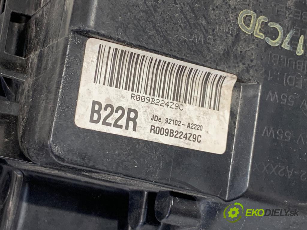KIA CEED nadwozie zamknięte / kombi 2015 94 kW 1.6 CRDi 1582 světlomet pravý přední část 92102-A2220