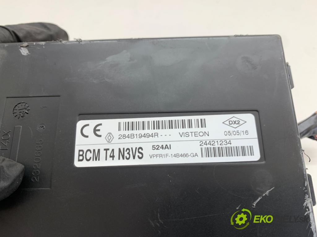 RENAULT CAPTUR I liftback 2016 87 kW 1.2 TCe 120 1197 Modul BCM 284B19494R (Riadiaca jednotka ostatné)