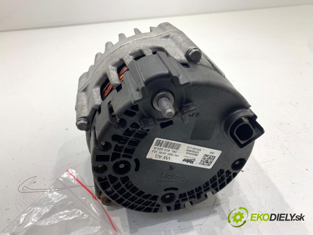 AUDI A5 F5 liftback 2020 140 kW 40 TDI 1968 Alternátor 04L903024A (Alternátor)
