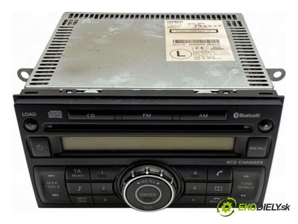 NISSAN QASHQAI J10 SUV 2008 84 kW 1.6 1598 RADIO 28185JD40A (Audio zařízení)