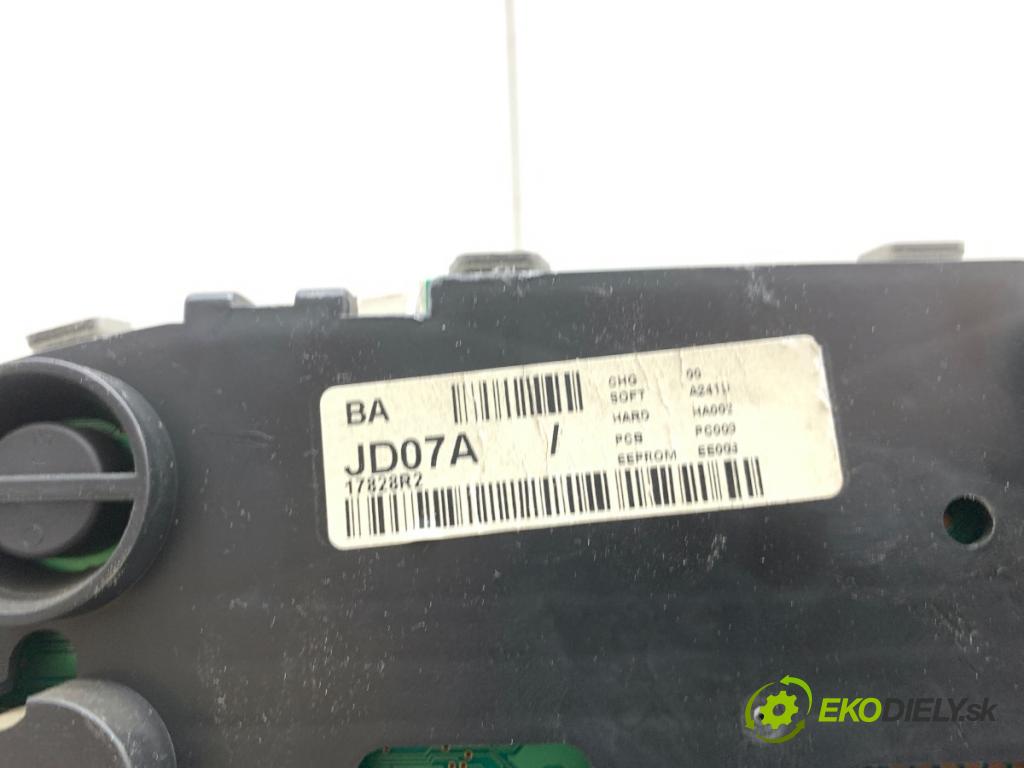 NISSAN QASHQAI J10 SUV 2008 84 kW 1.6 1598 prístrojovka JD07A (Přístrojová deska)