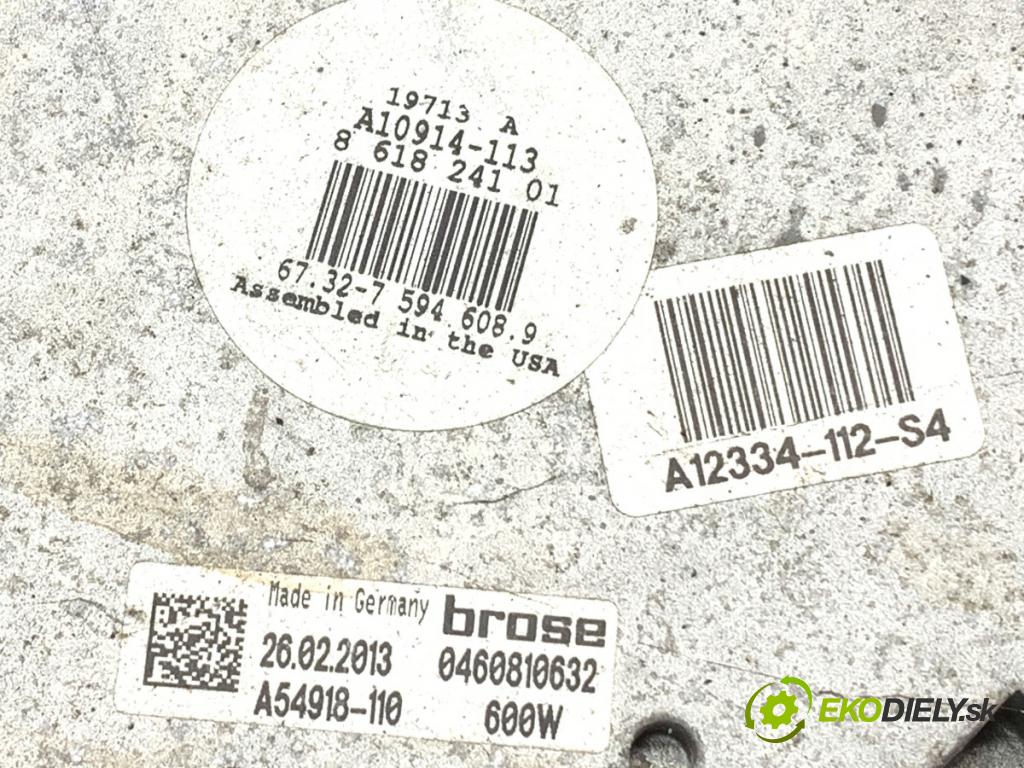 BMW E70 SUV 2011 225 kW xDrive 40 d 2993 Ventilátor chladiča 7594608 (Ventilátor)