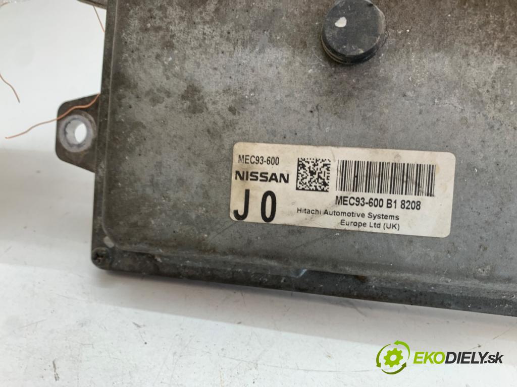 NISSAN QASHQAI J10 SUV 2008 84 kW 1.6 1598 řídící jednotka motora MEC93-600 (Řídicí jednotka)