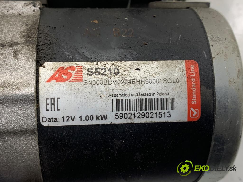 NISSAN QASHQAI J10 SUV 2008 84 kW 1.6 1598 startér  (Startér)