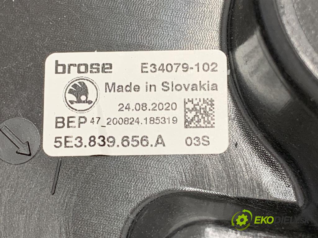 SKODA OCTAVIA IV Kombi 2020 85 kW 2.0 TDI 1968 Mechanizmus okna pravy zad 5E3839656A
