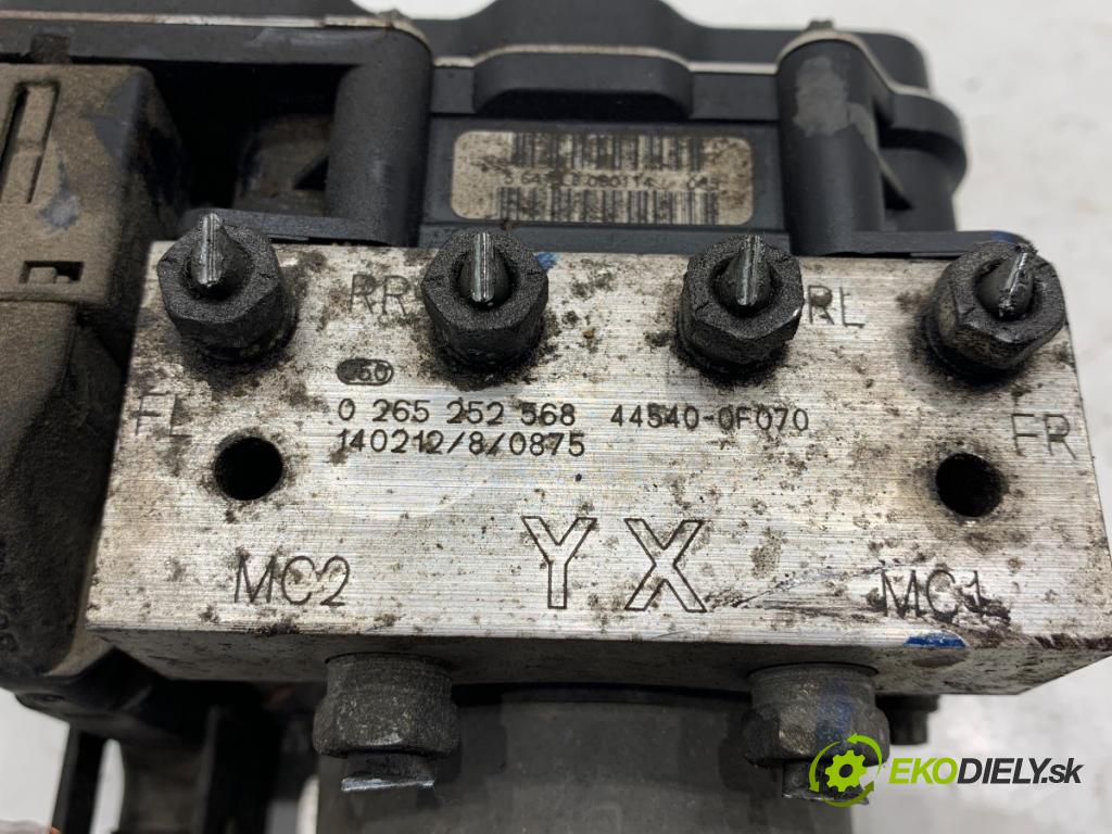 TOYOTA VERSO nadwozie wielkoprzestrzenne (MPV) 2014 108 kW 1.8 (ZGR21_) 1798 Pumpa ABS 44540-0F070 (Pumpa ABS)