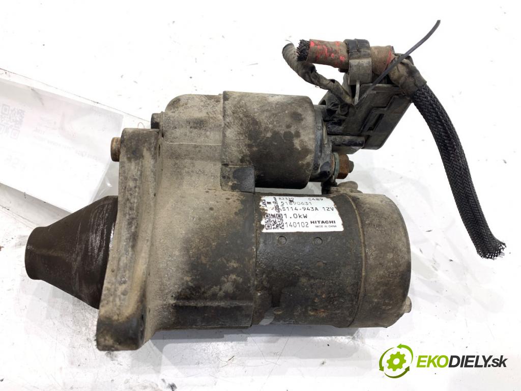 FIAT PANDA III liftback 2014 51 kW 1.2 (312PXA1A) 1242 Štartér 51890631 (Štartér)
