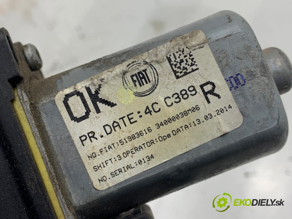FIAT PANDA III liftback 2014 51 kW 1.2 (312PXA1A) 1242 Mechanizmus okna pravy predný 51983616