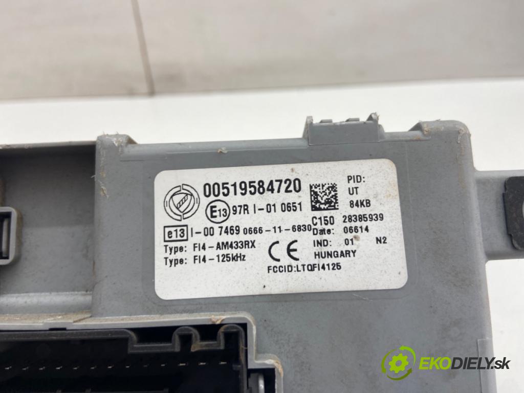 FIAT PANDA III liftback 2014 51 kW 1.2 (312PXA1A) 1242 modul BSI 00519584720 (Pojistková skříňka)