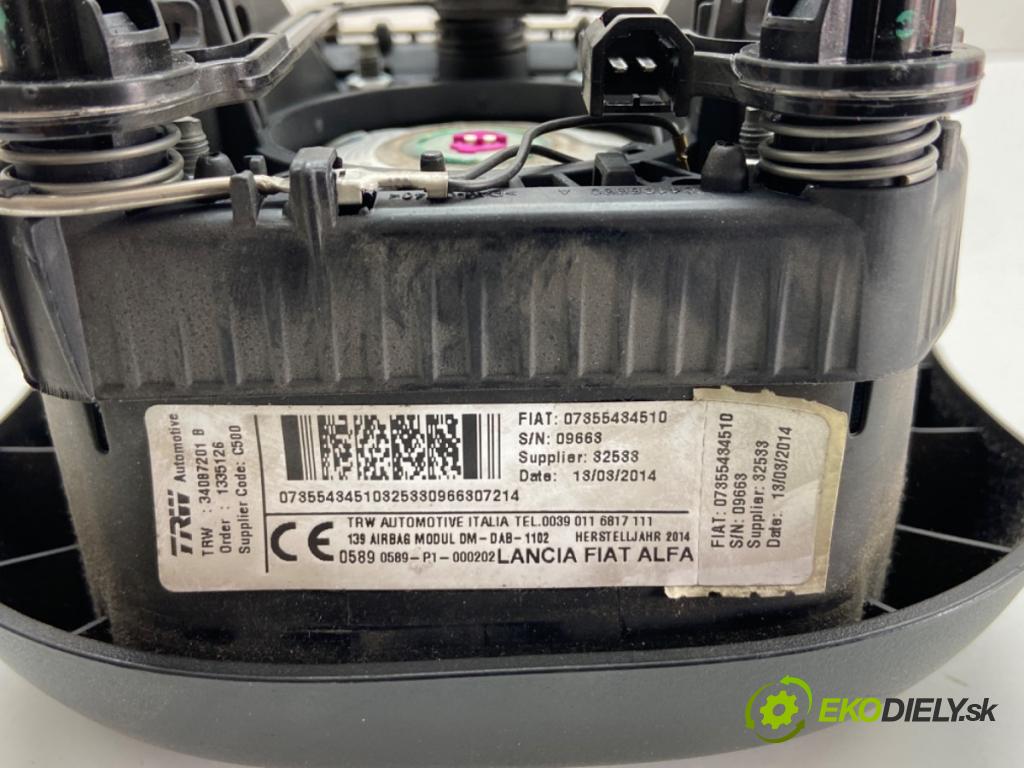 FIAT PANDA III liftback 2014 51 kW 1.2 (312PXA1A) 1242 AirBag volantu 07355434510 (Airbag)