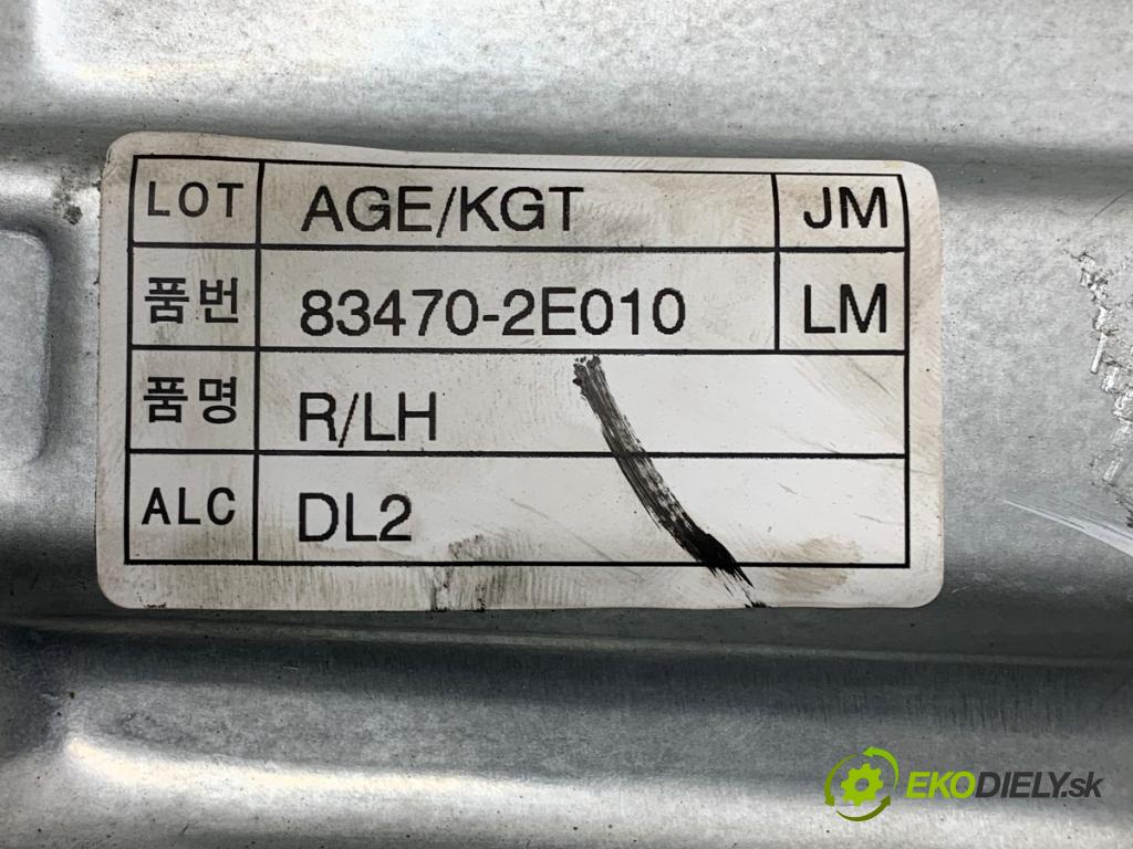 HYUNDAI TUCSON SUV 2005 104 kW 2.0 1975 motor sťahovaní okna levý zadní část 83470-2E010