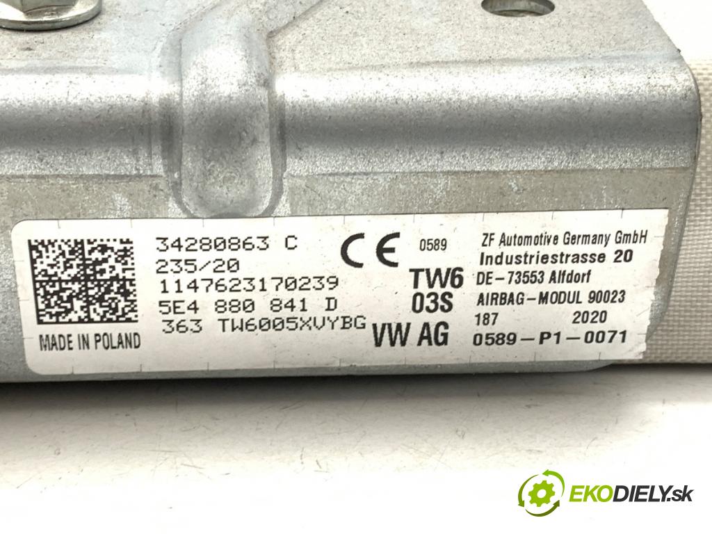 SKODA OCTAVIA IV Kombi 2020 85 kW 2.0 TDI 1968 AirBag koleno: 5E4880841D