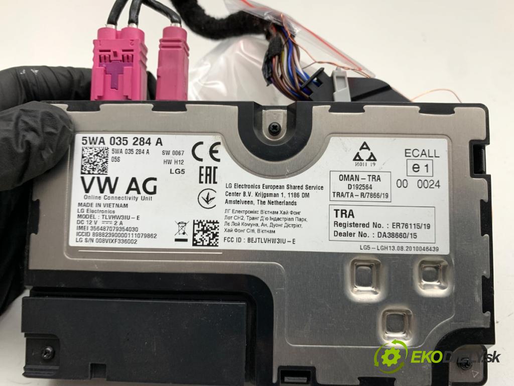 SKODA OCTAVIA IV Kombi 2020 85 kW 2.0 TDI 1968 modul ONLINE 5WA035284A