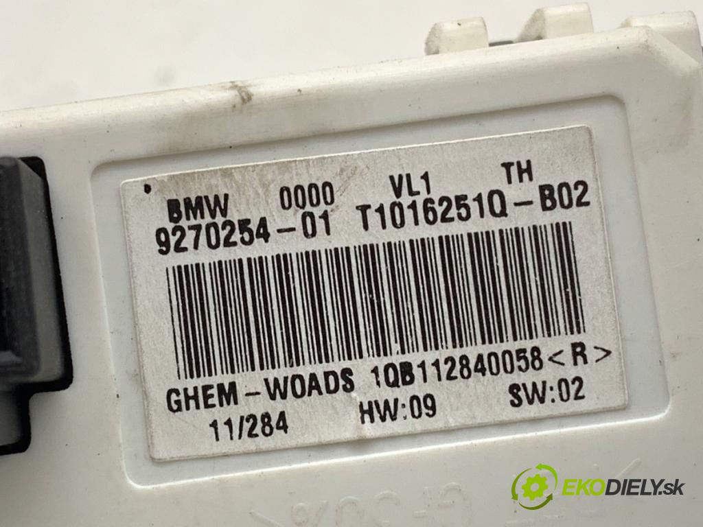 BMW F20 liftback 2011 100 kW 116 i 1598 odpor rezistor topení vzduchu 9270254 (Odpor topení)